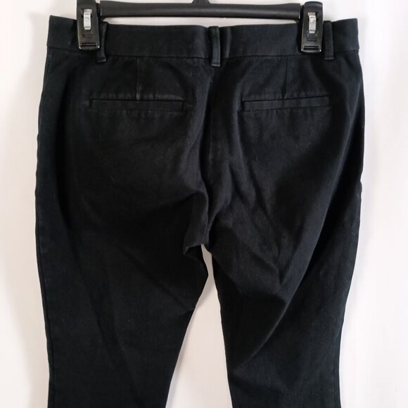 Gap Womens Skinny Ankle Pants Black Size 8R Mid Rise Slim Leg Stretch Casual - Picture 7 of 9
